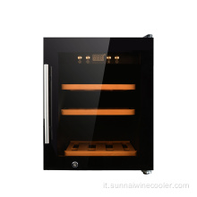 Cabinet frigorifero per vino nero commerciale
